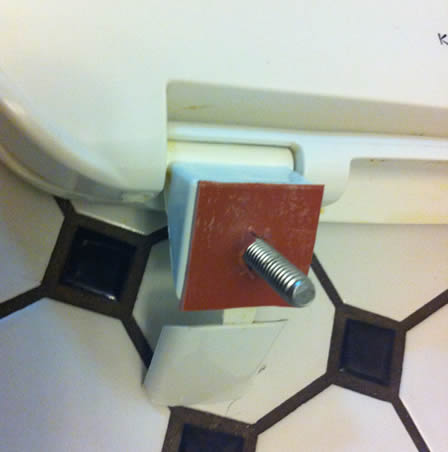 mm_toilet_seat_2 Rubber square used to repair loose toilet seat