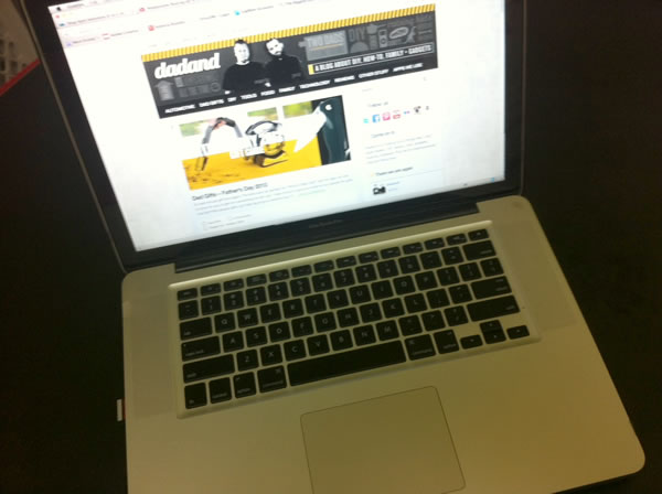 My trusty MacBook Pro.