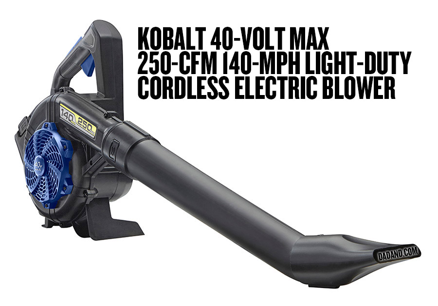 Kobalt 40-Volt Max 250-CFM 140-MPH Light-Duty Cordless Electric Blower