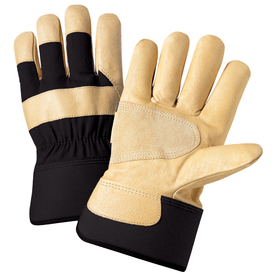 Blue Hawk X-Large Unisex Brown Multiple Material Insulated Winter Gloves
