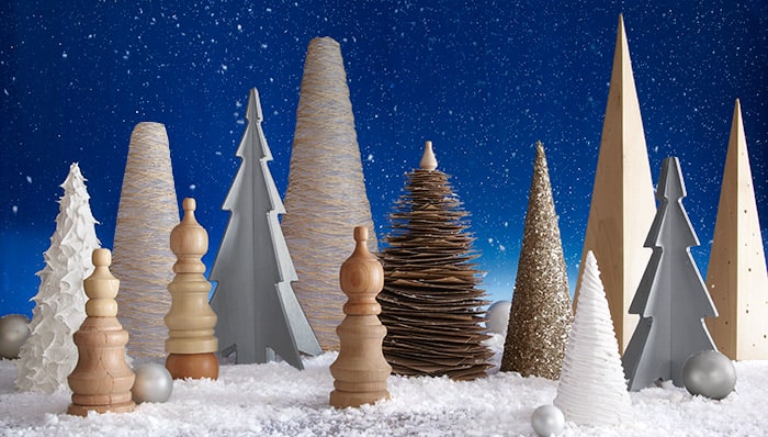 Lowe's Decorative Tabletop Christmas Trees