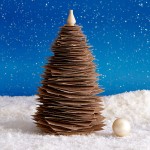 Lowe's Decorative DIY Tabletop Sandpaper Christmas Trees