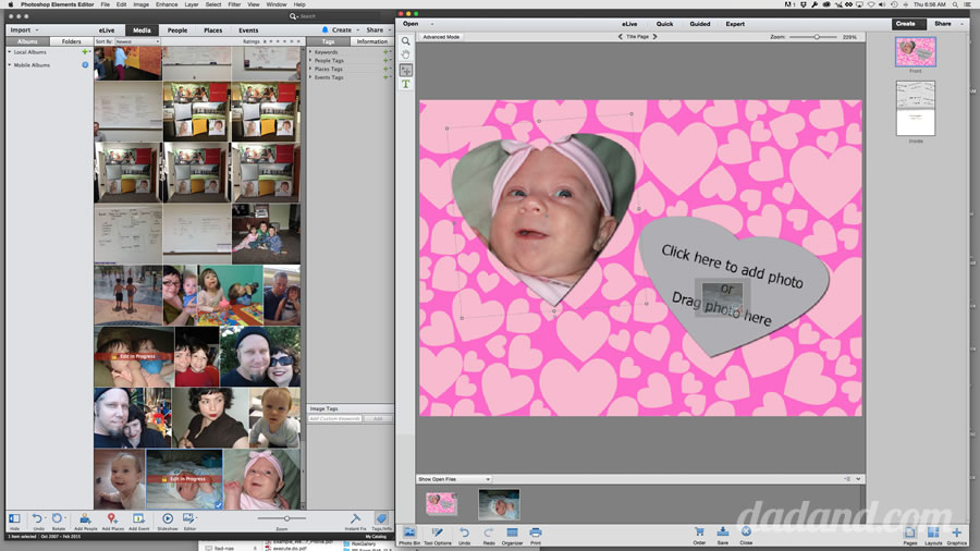 making cards with shutterfly